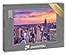 puzzleYOU: Puzzle 2000 Teile „New York City: Sonnenuntergang über Midtown aus der Luft betrachtet“ – aus der Puzzle-Kollektion USA