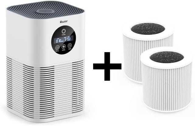 VEWIOR Purificadores de aire para el hogar, habitación grande de hasta 600 pies, H13 True Hepa, purificadores de aire para pelo de mascotas, caspa, disponible en Yaxa Costa Rica