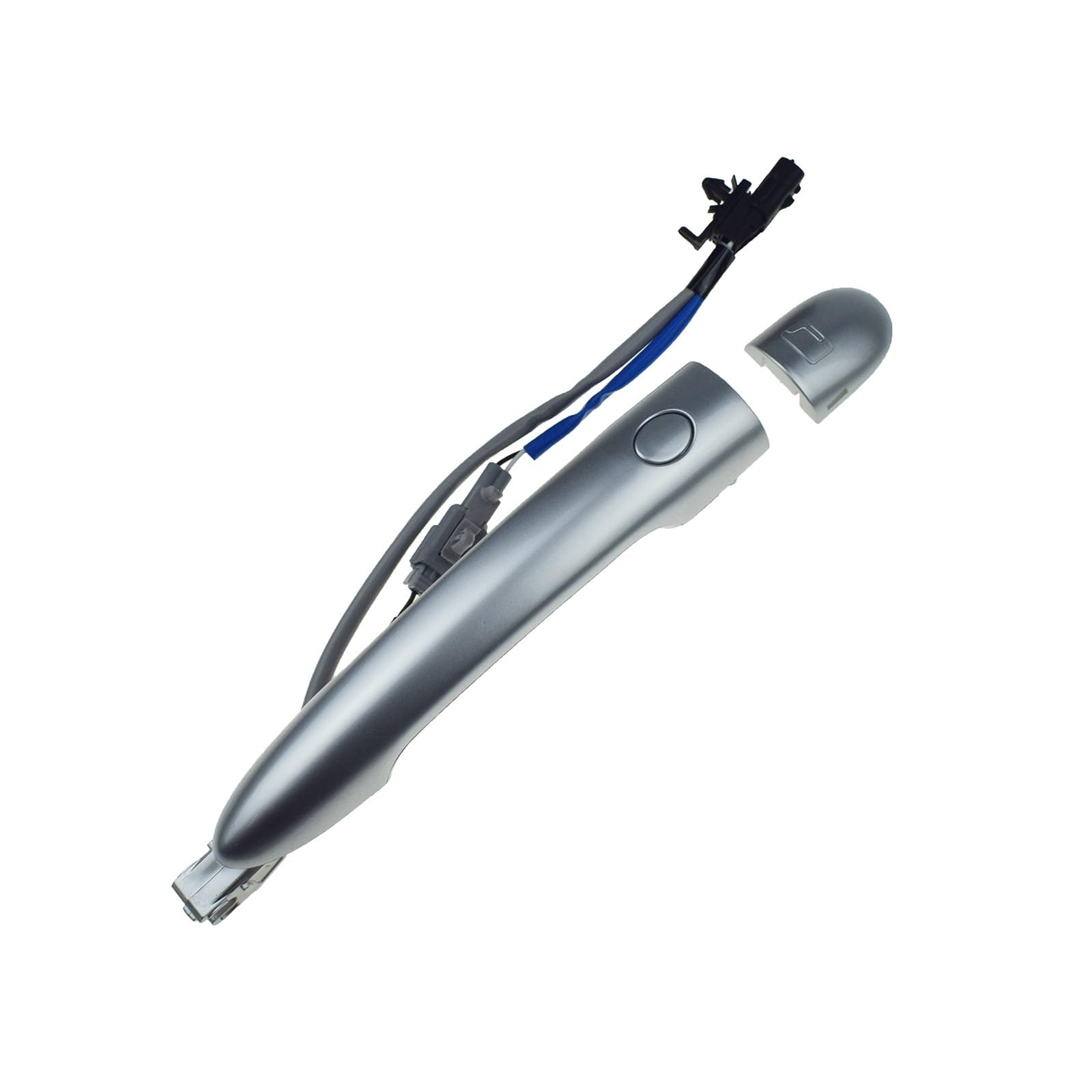 Aphkqost Car Door Handle Outer for Koleos 2009 2010 2011-2018 Car Silver Outer Outside Door Handle 80640JY01B 80640‑JY01B 80640‑JY01A 80647-JY01A 80647JY01A(Front Left)