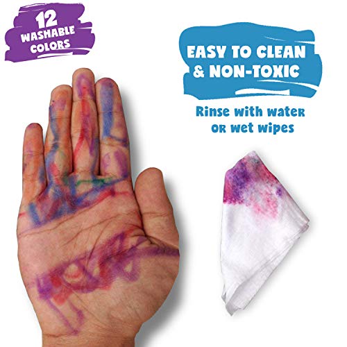 Not Your Ordinary Crayons, 3 In 1 Extraordinary Bolder Crayons, Pastel And Watercolor Effects (12 Colors) #TOP2