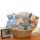 Just for The New Baby Boy - Deluxe Welcome New Baby Boy Gift Basket