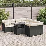 salotto piccolo con scala Resistenza moderna: il telaio in acciaio verniciato a polvere supporta 110 kg per sedile, il rattan PE resistente ai raggi UV resiste facilmente al vento e alle intemperie, così il salotto da giardino diventerà il posto preferito sul balcone o nel cortile anche dopo anni.