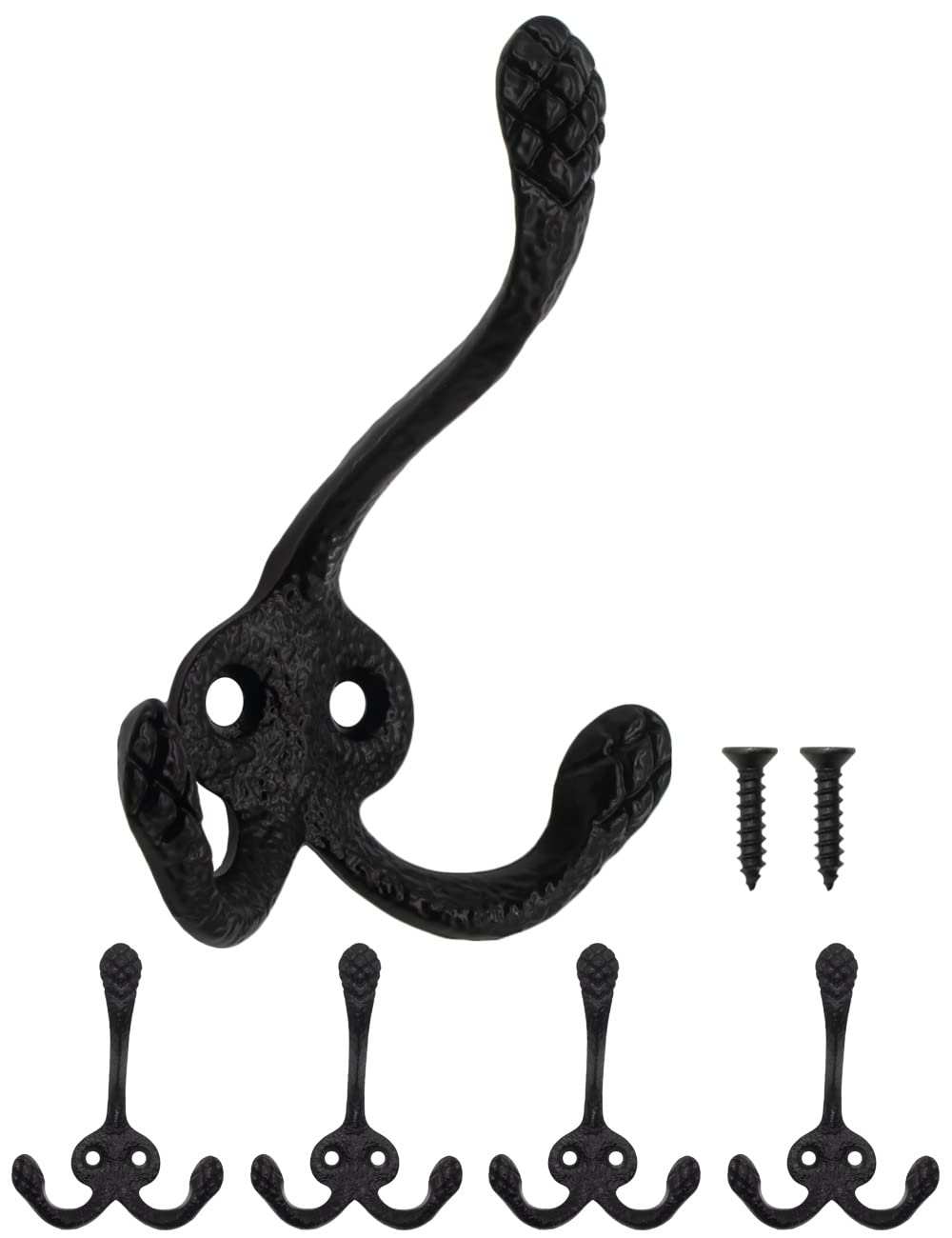 Appendiabiti Rustico In Ferro Antico Vintage Vecchio Stile Gancio - Foto 7