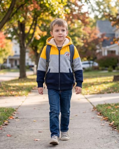 Image of Bumeex Kids Boy's Girl's Sherpa Fleece Lined Jacket 2-14Y(Toddler /Kid)