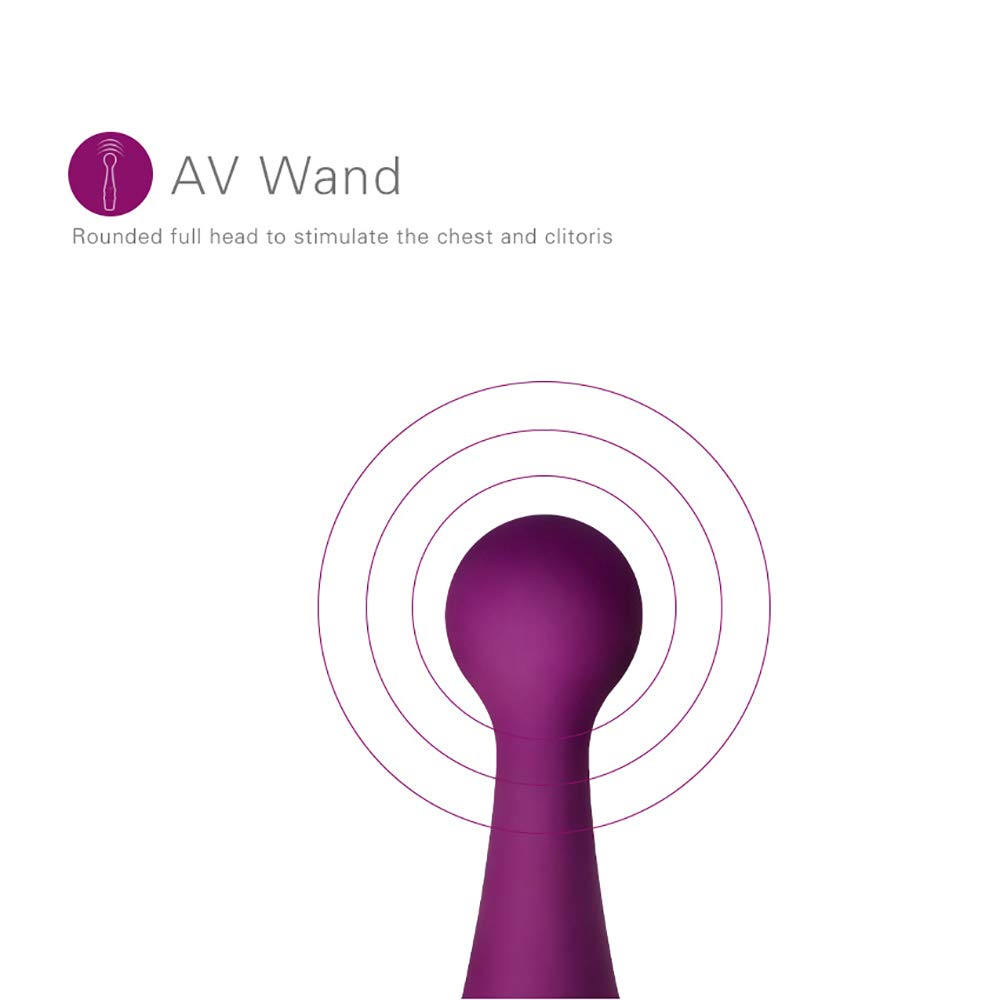 Vibratore Del Clitoride, Bastone AV Di Masturbazione Di Massaggio Del Coniglio, 10 Frequenza, Può Commutare 4 Teste Di Massaggio, Forte Vibrazione, Silicone Medico, Regolare E Comodo.
