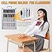 Cell Phone Locker, 36/48 Slot Aluminum Alloy Storage Cabinet, Wall-Mounted or Desktop Use, with Handle and Safety Lock for Office, Classroom, Gym 48 Slots