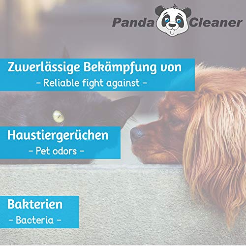PandaCleaner Bio-Urin Attacke - Uringeruch Entferner Katze Hunde Tiergerüche - 5 Liter Konzentrat - Reinigungsmittel mit Mikroorganismen - Biologischer Geruchneutralisator