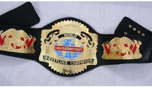 WCW CruiserWeight Championship Belt - New Cruiserweight World heavyweight Wrestling Replica Title Champion Belt