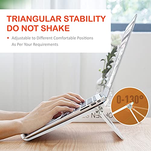 Image of TANTRA Laptop Stand, Folding Stand for Laptop, Portable Laptop Holder (Black)