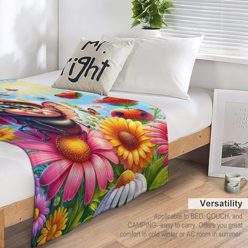 Couverture épaisse et moelleuse lavable en machine pour l'hiver