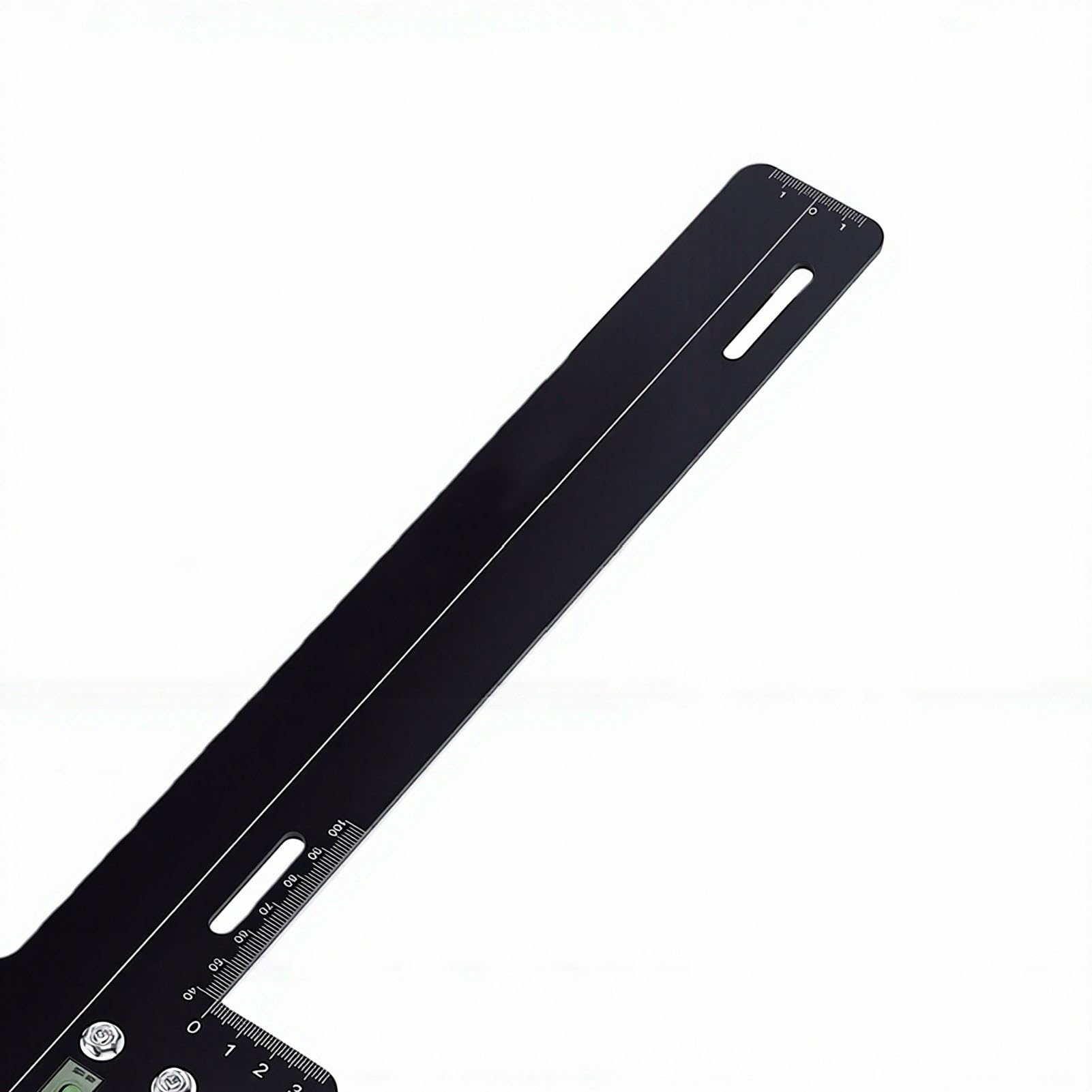 Righello di calibrazione in acciaio inox per binari di ascensore, 400 mm, calibro guida portatile per costruzione e manutenzione, 2 unità