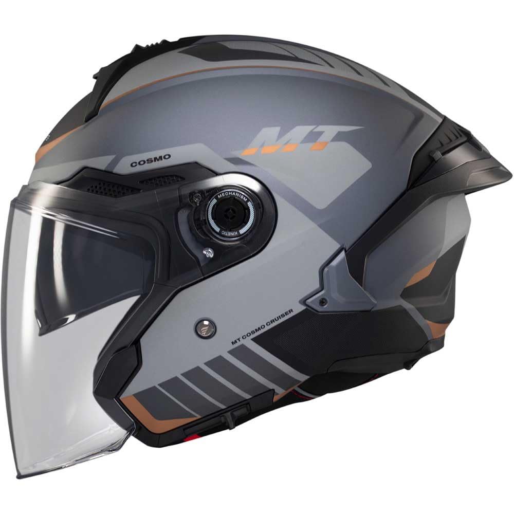 MT Helmets Cosmo SV – Casco Moto Jet Sport con Visor Solar Retráctil, Pantalla de Extracción Rápida Patentada, Interior Lavable y Preparado para Intercomunicador UCS | Homologado ECE 22.06 & DOT
