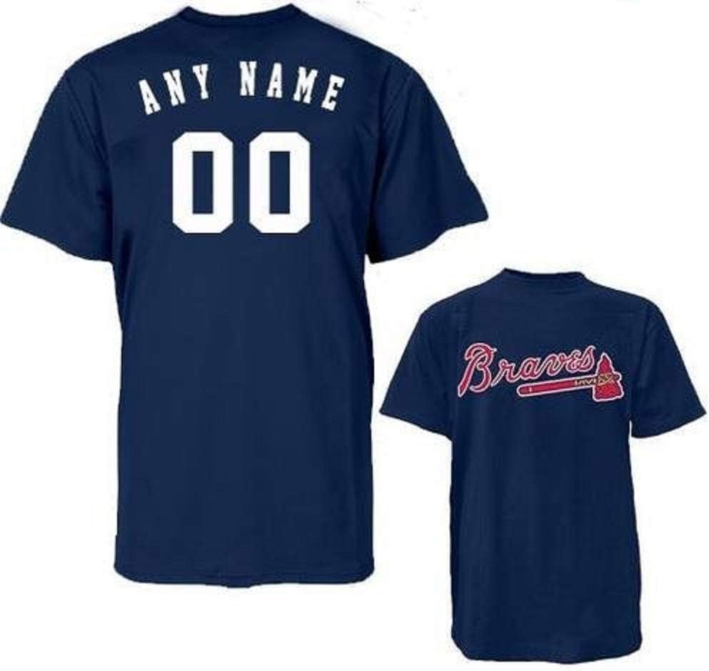 Atlanta Braves Custom (Any Name/Number) Youth/Adult Licensed Replica Jersey
