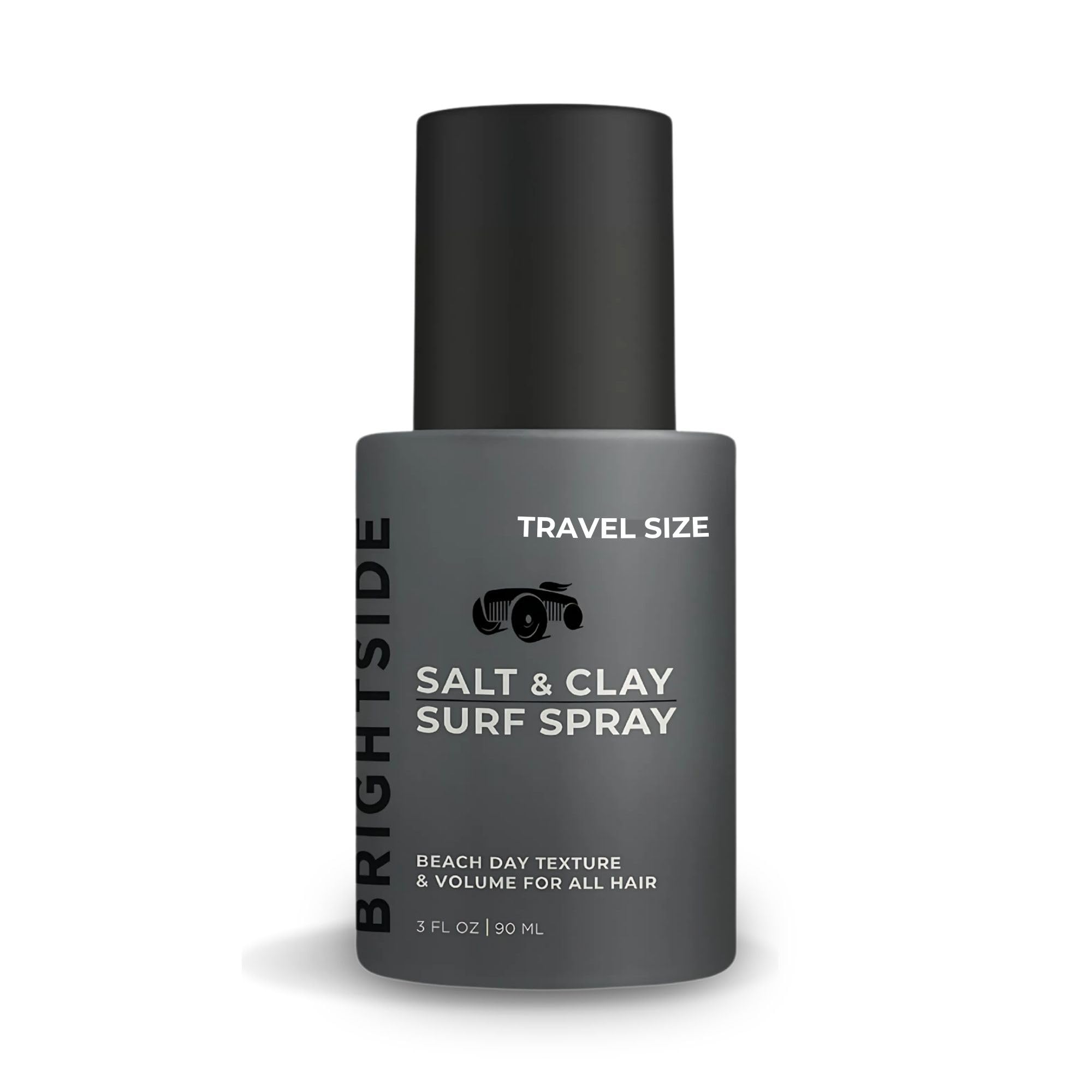 BRIGHTSIDE Salt & Clay Surf Spray - Instant Volume & Texture for Thicker Hair - Natural Sea Salt Spray for Men & Women - Hydrate with Light Hold,