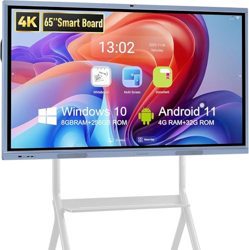 OmninexHub 65' Smart Board, Interactive Whiteboard, 4K UHD Touch Screen Digital Board, Digital...
