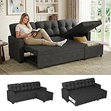 howcool 82-inch Pull Out Sectional