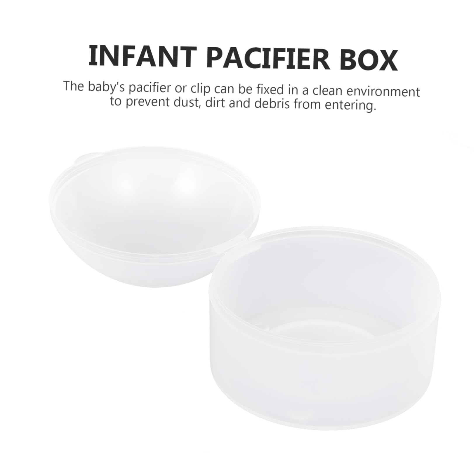 Caja para Guardar Chupetes Pp, Pack de 10, Diseño Simple