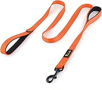 Vista 11 de Correa de perro de doble asa Plutus Pet de 6 pies, correa resistente con doble asa reflectante para entrenamiento de seguridad, para perros medianos