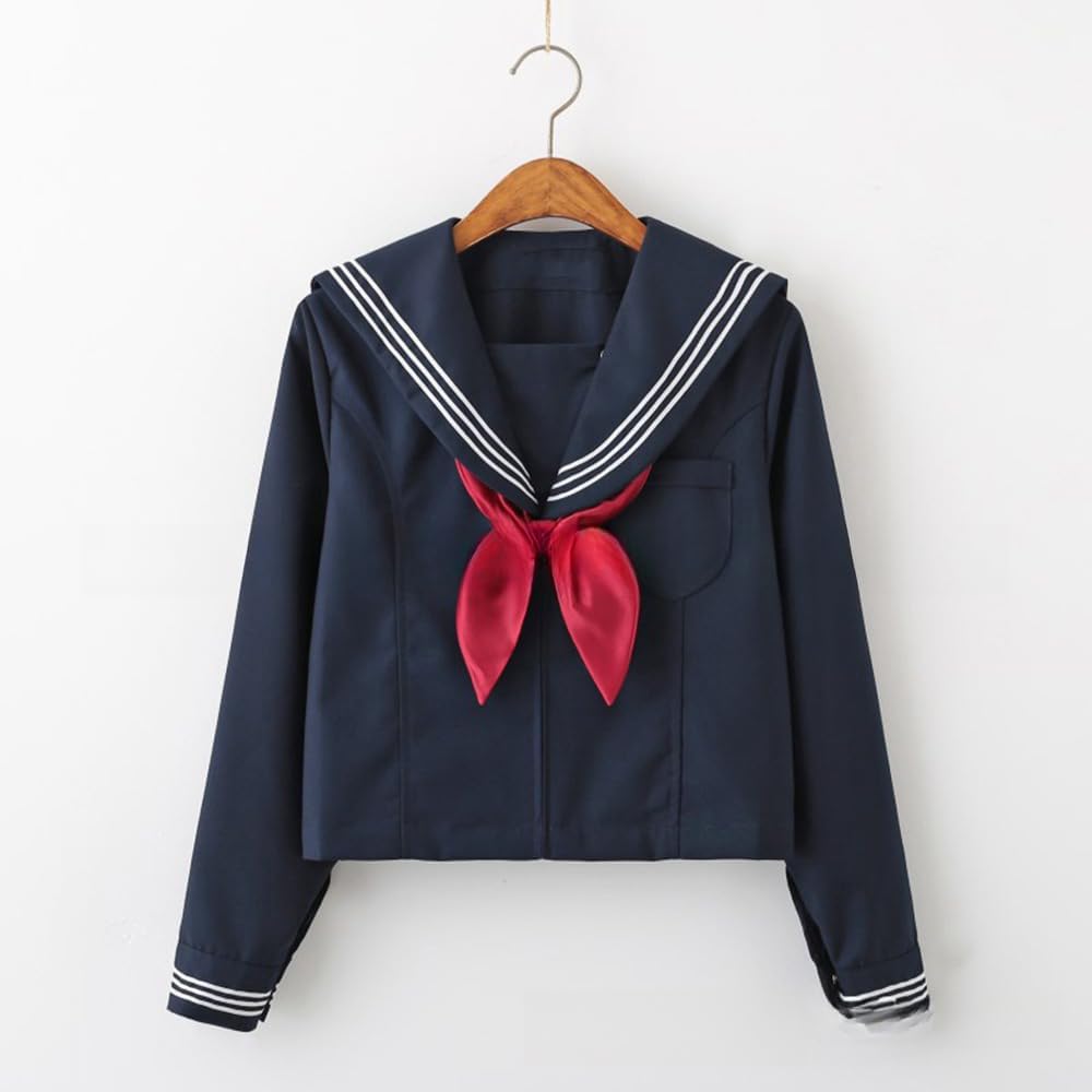 Japanese Anime School Women Sailor Dress Shirts JK Uniform Cosplay Maid Outfit Halloween Costumes