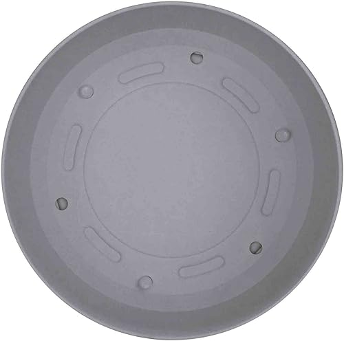 Miniatura 9 de Bloem Mathers - Maceta redonda con bandeja para platillo 10 pulgadas color negro diseño moderno maceta de plástico duradero platillo extraíble para