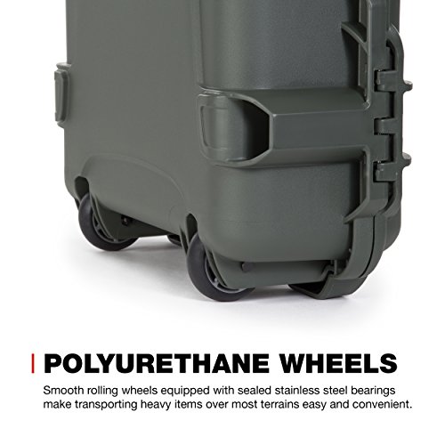 Nanuk 990 Waterproof Professional Gun Hard Case For Rifle W/ Wheels - Olive,Long,990-0006 #TOP4