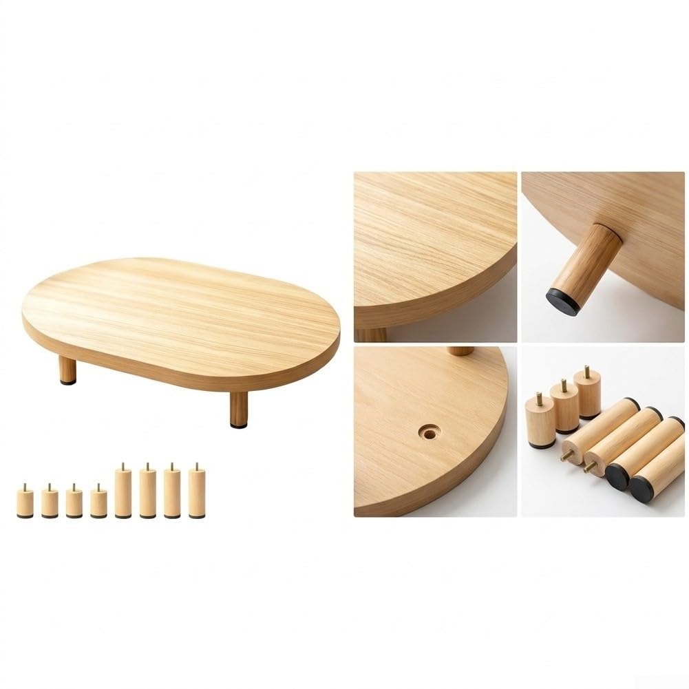 Comedero Gato Elevado Madera 34cm Anti-vómitos
