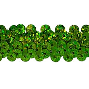 Trims by the Yard Sternenlicht Paillettenbesatz 2-reihig