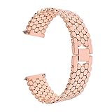 Hebilla de acero inoxidable sólido: todas las correas de reloj han pasado pruebas de fuerza de tracción, fabricadas y fabricadas profesionalmente, calidad asegurada, más duradera y cómoda. Se adapta a algunas circunstancias como deportes al aire libre o negocios.