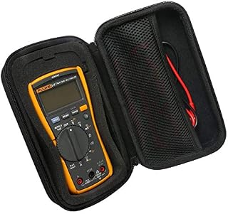 Khanka Hard Universal Multimeter Case for Fluke115/116/117 Digital Multimeter Multi Tester.(with DIY Foam)