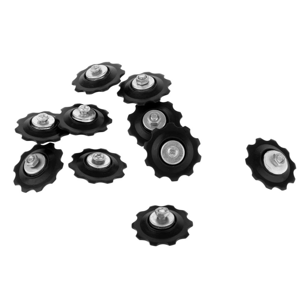 10Pcs Mountain Bike Cycling Rear Derailleur Guide Roller Jockey Wheel Black | Cycling | Bicycle Components & Parts | Derailleurs (Rear)-image-3