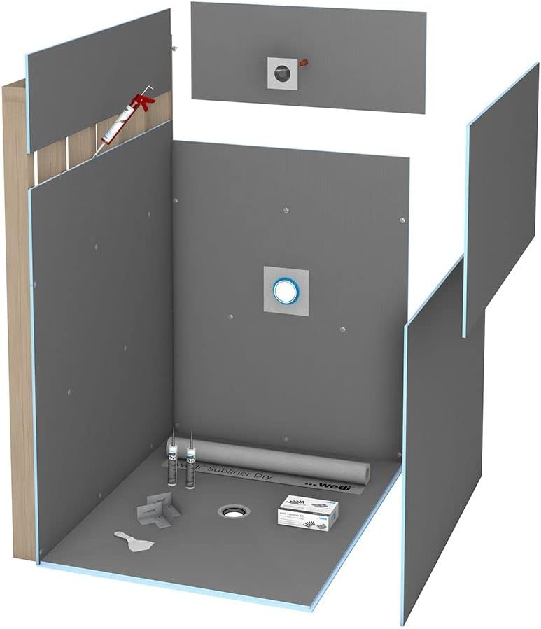 Wedi Fundo Ligno Curbless Shower Kit - 48" x 60" (US2000061)