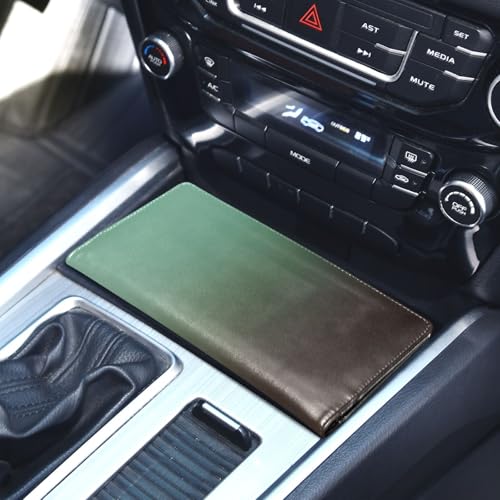 Organizador de guantera slim cuero miniatura 4