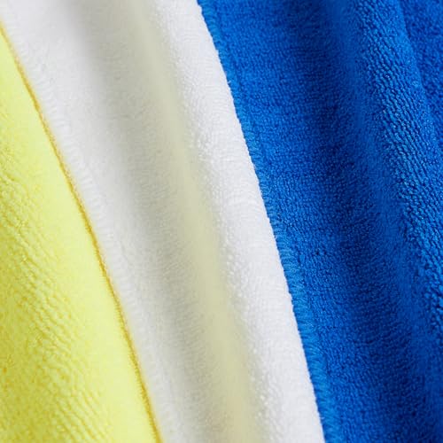 Image of Amazon Basics Microfiber Cleaning Cloth | 350 GSM | Ultra Soft | Super Absorbent | Reusable | Pack of 10 (Multicolor) - 40cm X 40cm