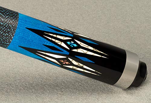 Taco de billar McDermott S85 Maple Azul miniatura 1
