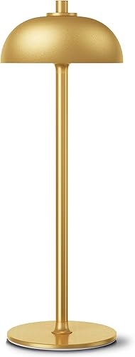 Lámpara de mesa inalámbrica recargable  Luz de mesa con pilas de 5000 mAh, lámpara de mesa LED regulable de 3 colores con función de memoria para