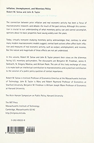 Inflation, Unemployment, and Monetary Policy (Alvin Hansen Symposium Series on Public Policy) - Image 2
