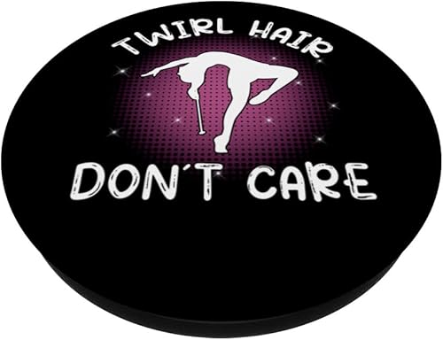 Miniatura 2 de Twirl Hair dont care - baton twirler - majorette dance PopSockets Swappable PopGrip