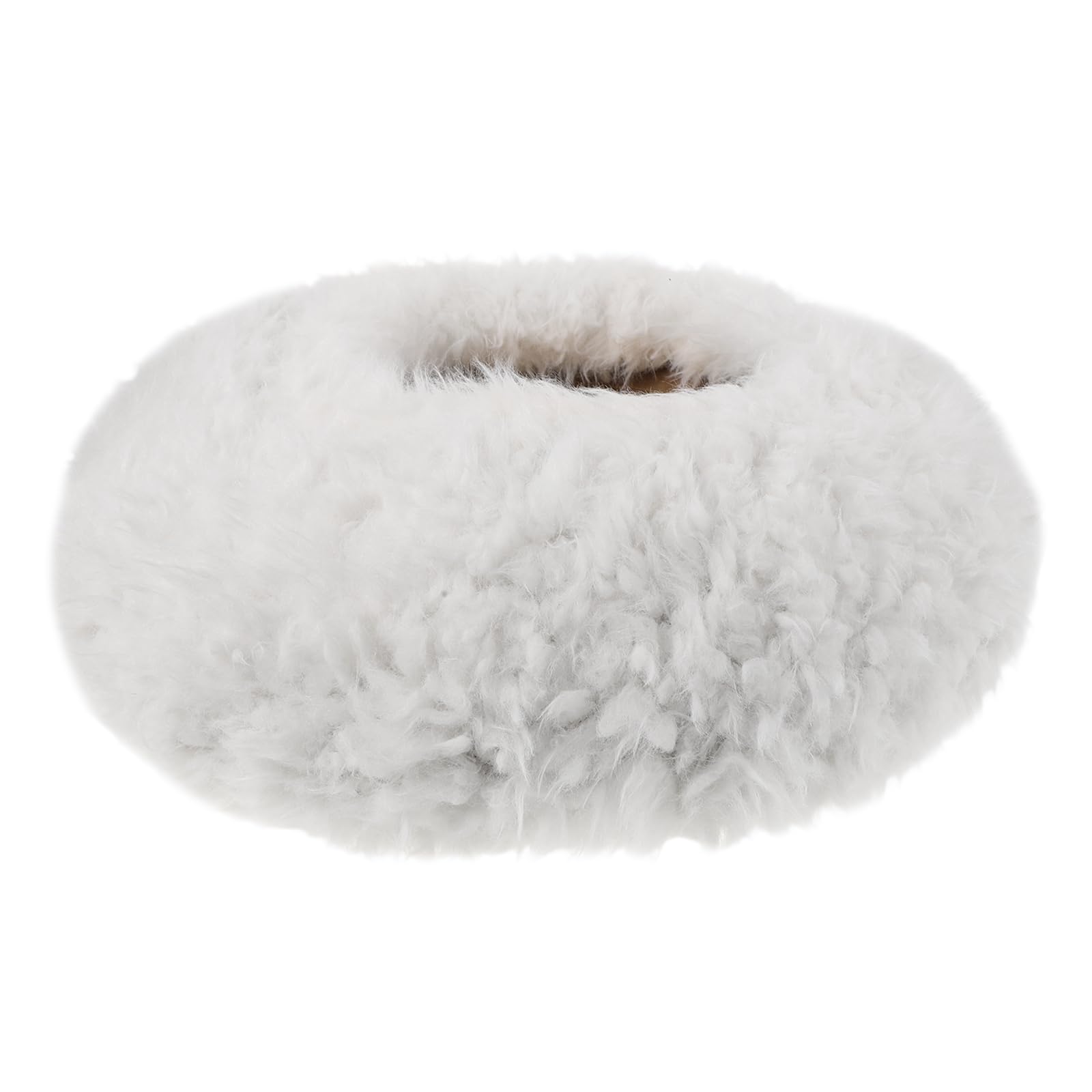 jojofuny Babyfotografie Requisite Donut Förmiges Kleiner Sofa aus Babysicherem Material Weiß Ergonomischer Babyhocker mit Fleckenabweisendem Stoff für Neugeborenen Fotoshooting Zubehör
