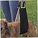 Angoily Elderly Dog Support Sling for Disabled Harness for Injured Dogs Mobility Aid for Stairs and Car Assistance Black