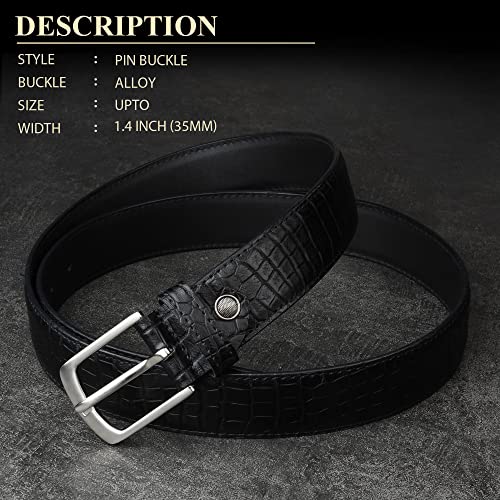 Image of ZORO Men' PU Leather Belt, (Black,Brown,Tan)