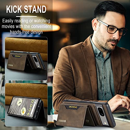 UDBKKDX 2 in 1 Detachable Wallet & Phone Case For Google Pixel 7A - Image 4