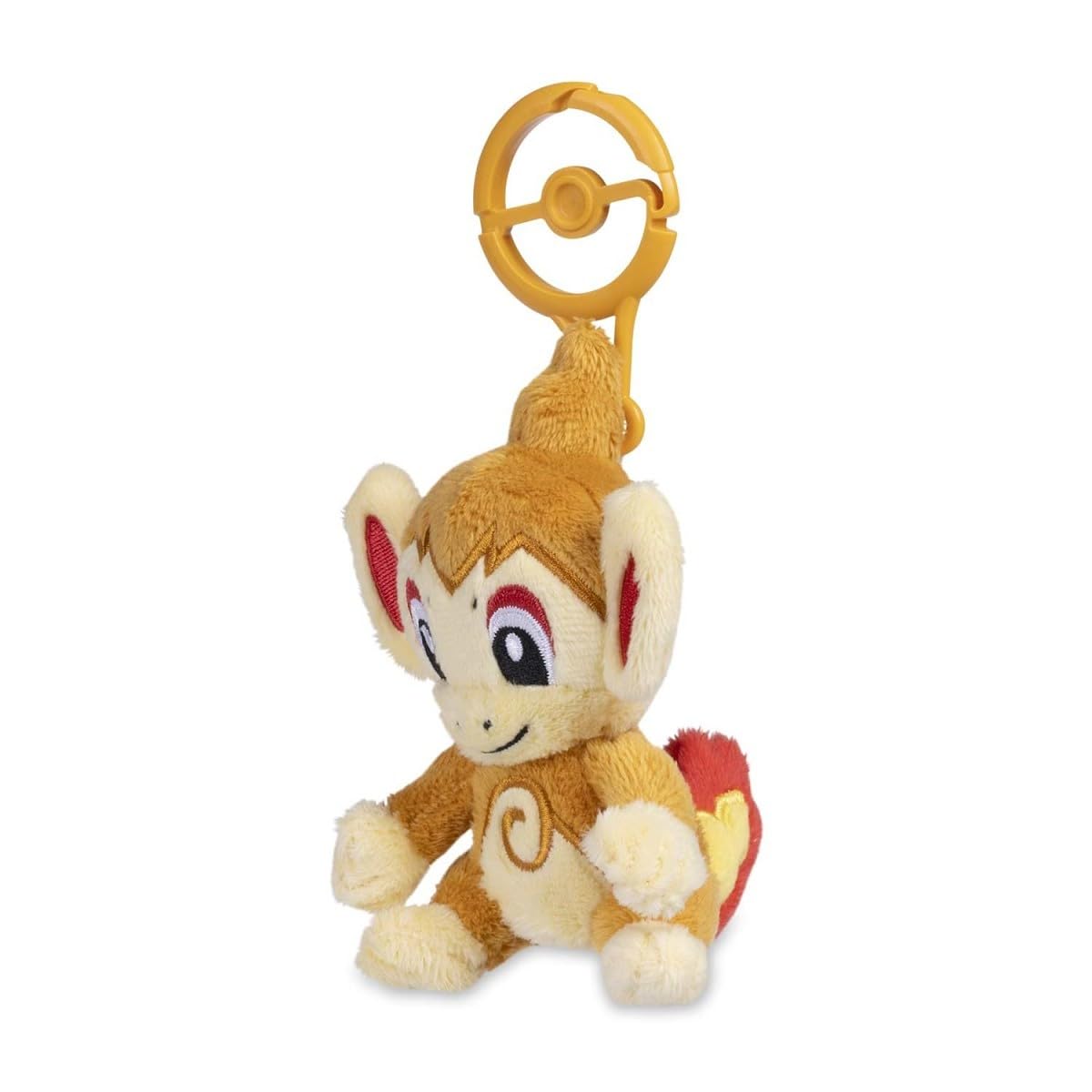 Pokémon Center: Chimchar Adventure Partners Plush Key Chain, Multicolor, S