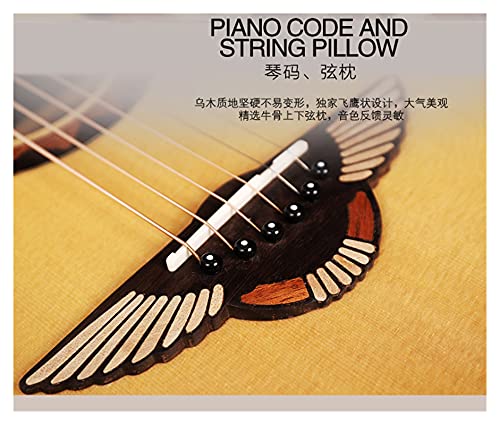 YYYSHOPP Guitare Acoustique C5 de 40 Pouces, Top épinette Allemande Solide, Touche ébène, côtés de Bois de Rose Massif… - Les Beatles, Paul McCartney, John Lennon, RIngo Starr, George Harrison YYYSHOPP Guitare Acoustique C5 de 40 Pouces, Top épinette Allemande Solide, Touche ébène, côtés de Bois de Rose Massif… – Image 5