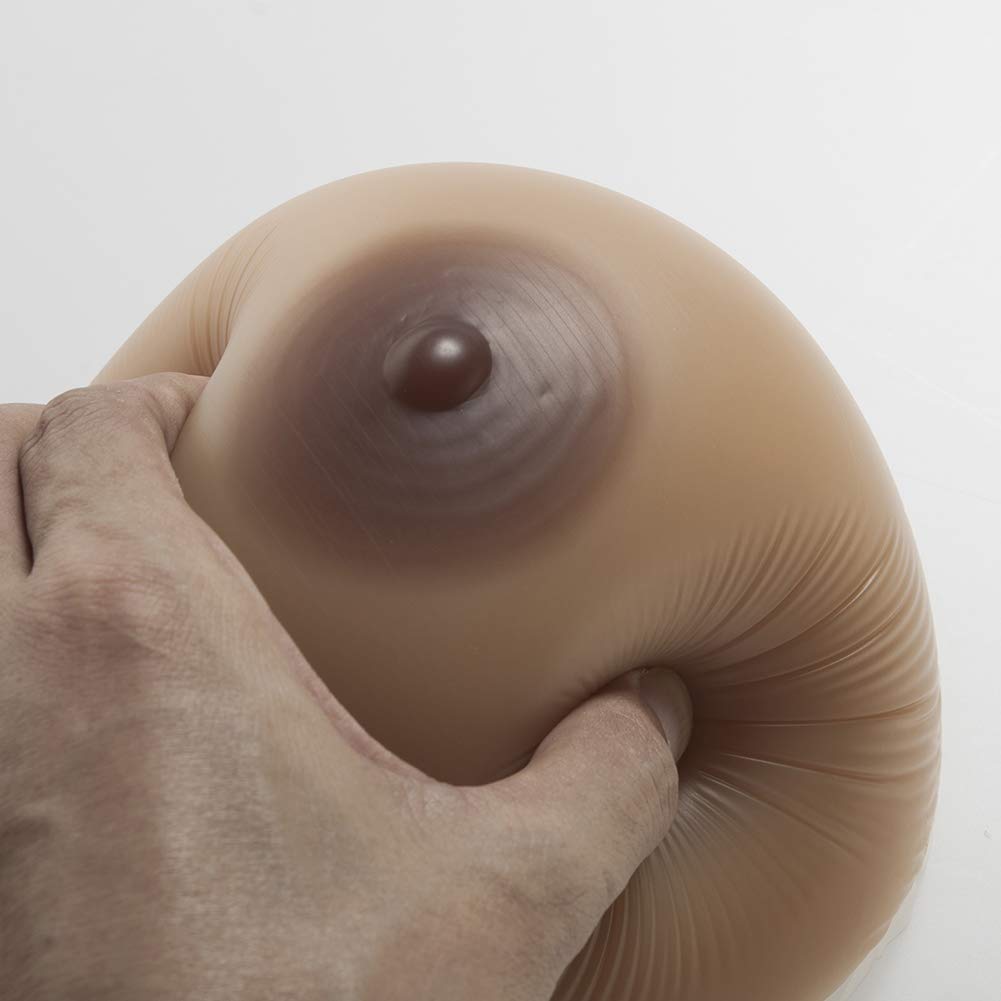 XSWL Forma del Seno in Silicone - Coppia, Seno protesico Rotondo per Crossdresser Protesi per Mastectomia Transgender Cosplay