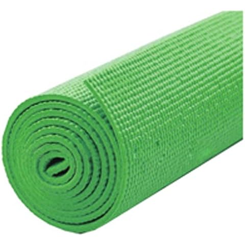 Kabalo - 183cm long x 61cm wide - Non-Slip Yoga Mat with carry strap, also for Exercise/Gym/Camping, etc (Green) Cover
