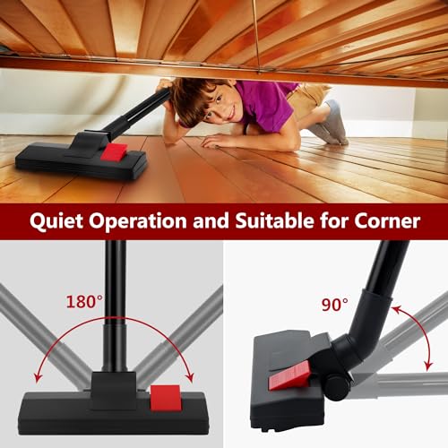 EFSHEER Stick Vacuum Cleaner 17000KPa Lightweight Corded Vac with Handheld 3-in-1, 600W Powerful Suction Vacuum Cleaner Portable with HEPA Filters, for Multi-Surfaces