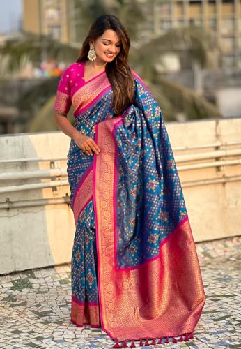 Elite Weaves patola silk saree in soft silk – image 4