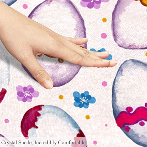 Tapis rond aquarelle antidérapant évite les glissades dans le salon