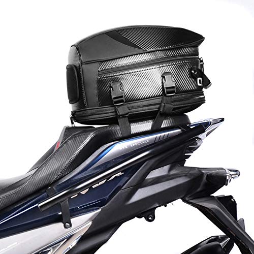 Sacoche De Selle Moto Bagtecs Avus - Volume Réglable 18-22L - Universelle, étanche, Pour Honda CBR 600 RR/F
