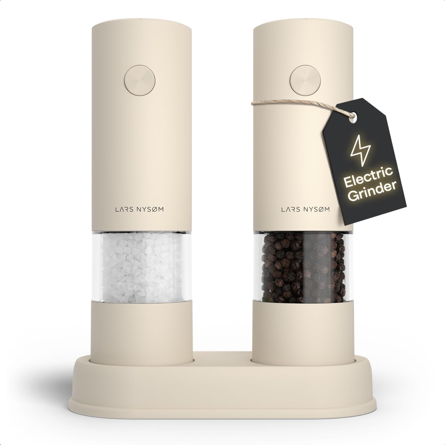 LARS NYSØM Electric Salt and Pepper Grinder Set